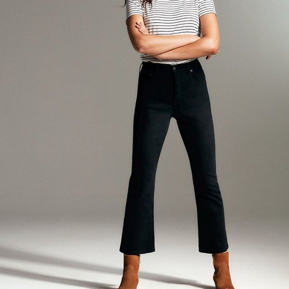 Denim Forum The Bailey High Rise Crop 